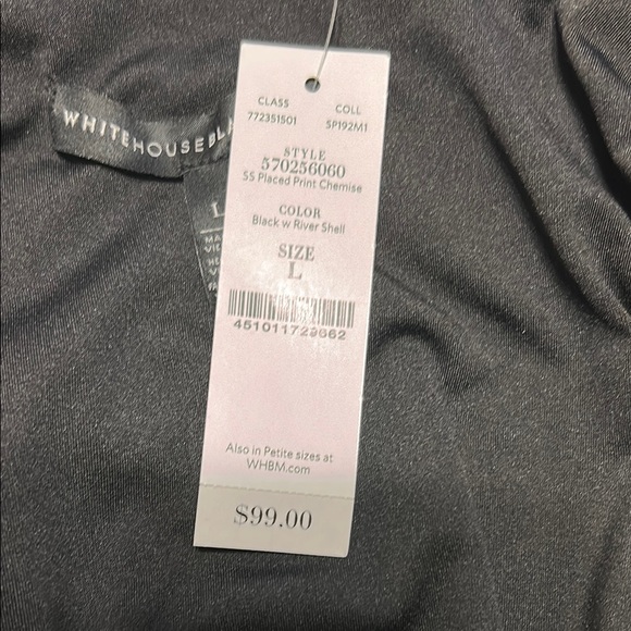 Elegant Black and Blue Floral Dress - Picture 4 of 4